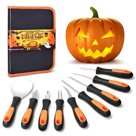 Pumpkin Carving Tool Set – Free Patterns