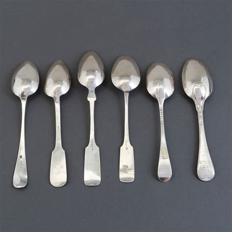 A lot of 12 silver spoons, hallmarks from Sweden, Germany and England, 18/19th century. - Bukowskis