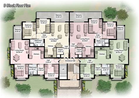 Modern Apartment Building Plans