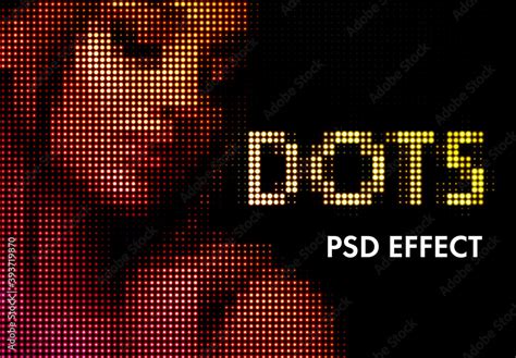 Dots Pattern Effect Stock Template | Adobe Stock