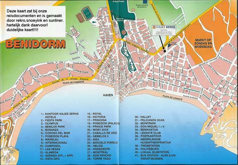 Mapas de Benidorm - Espanha | MapasBlog