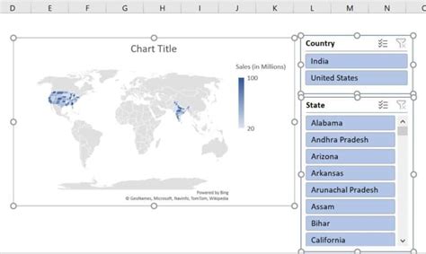 Dynamic Filled map in Excel - PK: An Excel Expert