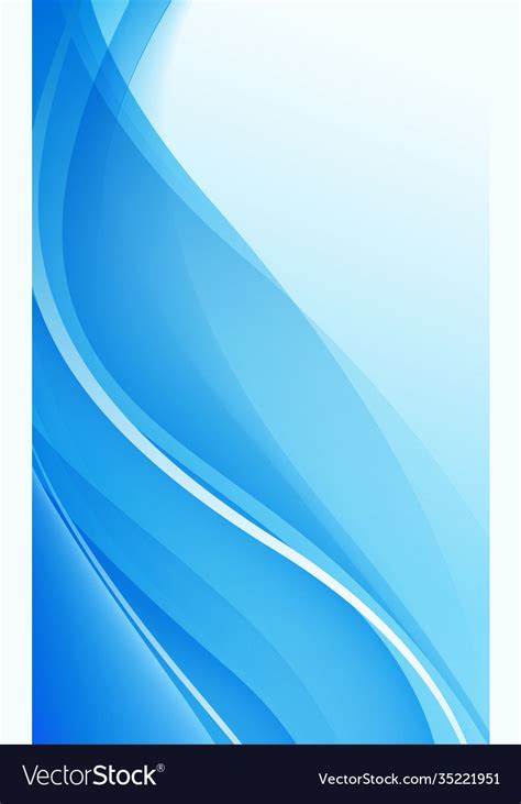 Abstract blue and white background with lines Vector Image