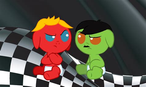 Lightning McQueen and Chick Hicks as baby ponies by Elchupacabra51 on DeviantArt