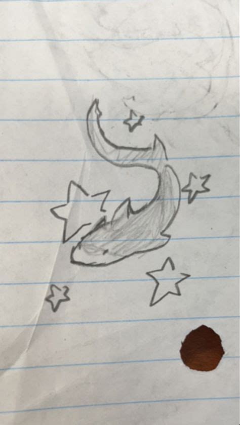 Cute Shark Drawing