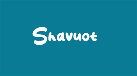 4K Shavuot Animation. Happy Shavuot. typography animation for Jewish holiday Shavuot with golden ...