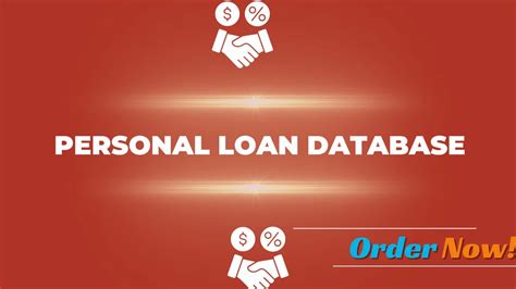 PERSONAL LOAN DATABASE in Patna | ID: 2853458075891