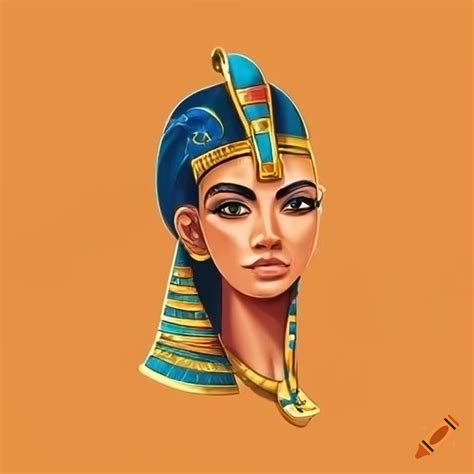 Egyptian charm cosmetic brand logo design on Craiyon