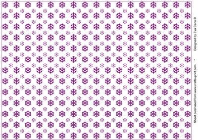 Purple Snowflakes Background - CUP121635_750 | Craftsuprint