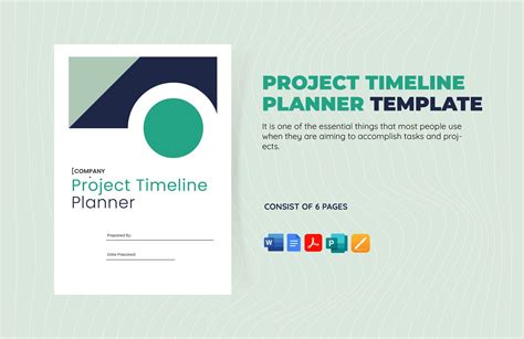 Project Timeline Planner Template in Pages, Word, PDF - Download | Template.net