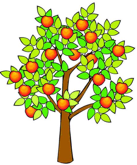 Apple Tree Silhouette - Cliparts.co