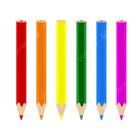 Hand Drawn Pencil Vector Art PNG, Cartoon Hand Drawn Color Pencil, Cartoon Hand Drawn, Color ...