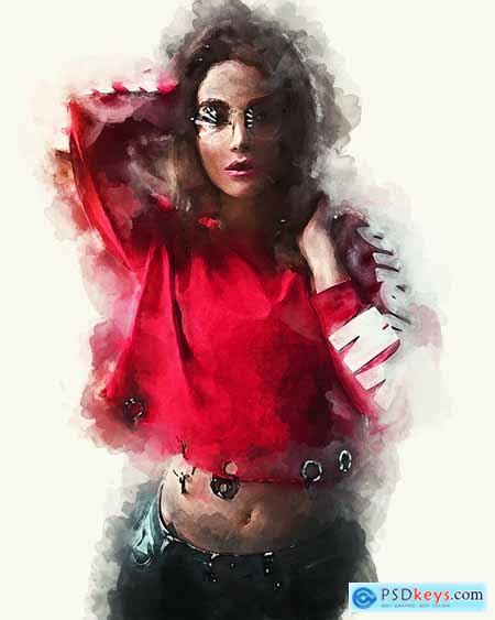 Graphicriver Watercolor Photoshop Action 33396288