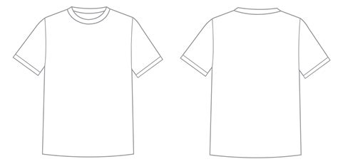 T Shirt Template Pdf