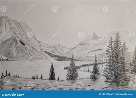 How To Draw Mountains With Pencil : Create a faint line by applying just a little pressure on ...