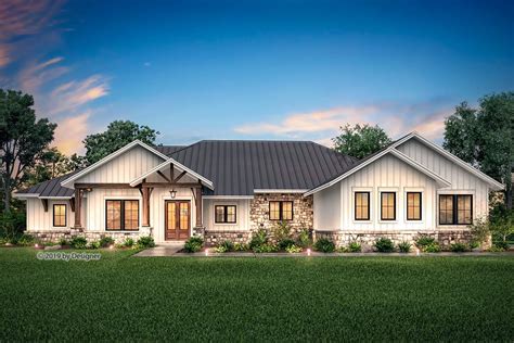 Ranch Style House Plans - Modern Ranch Homes Floor Plan - BuildMax