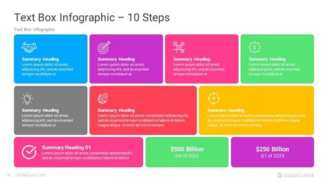 Text Box Infographics PowerPoint Template Designs - SlideGrand