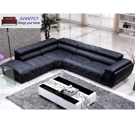 2020 Latest Design Sectional Leather Modern Corner Contemporary Corner Lounge Suites Genuine ...