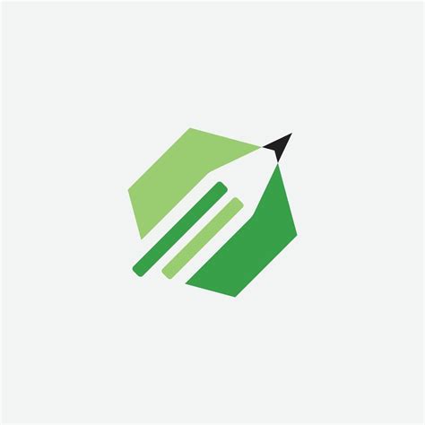 Pencil logo design 44603785 Vector Art at Vecteezy