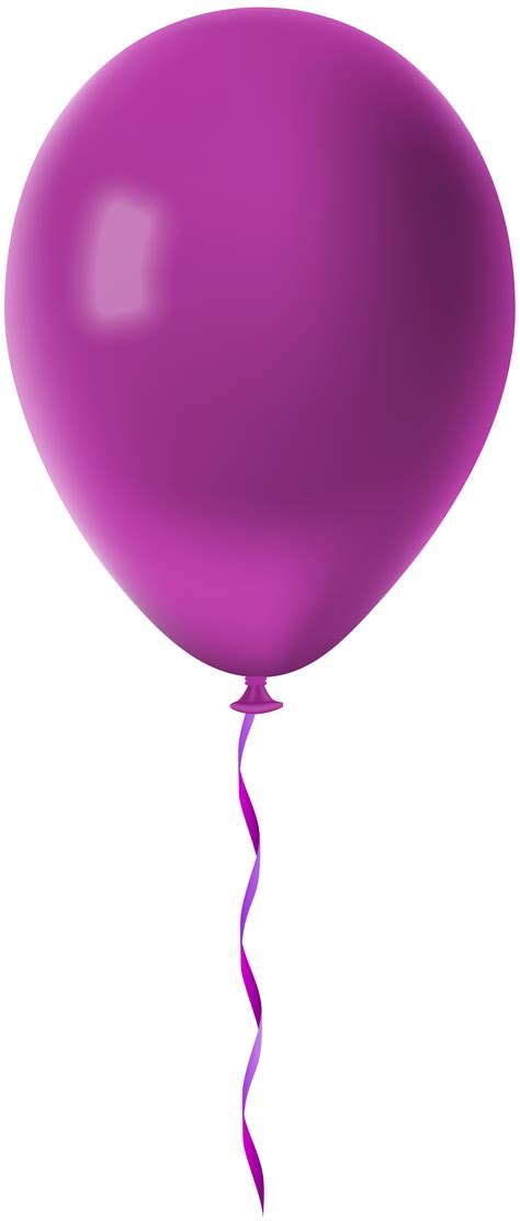 Purple Balloon Transparent PNG Clip Art Image | Gallery Yopriceville - High-Quality Free Images ...