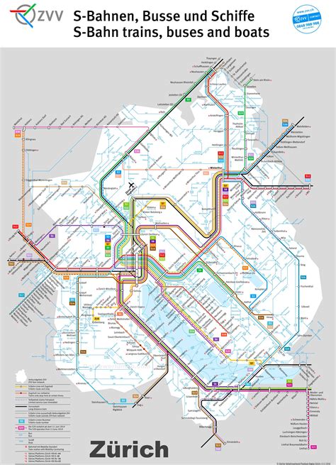 Zürich Train Map - Ontheworldmap.com