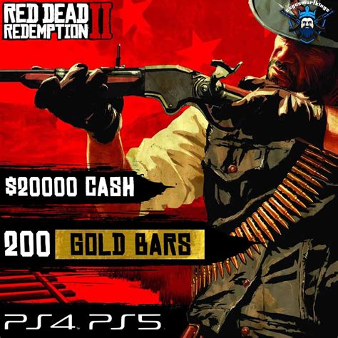 [PS4/PS5] RDR2 Modded Accounts with 200 GOLD BARS with 20000$ CASH ⚡️ Red Dead Redemption Online ...