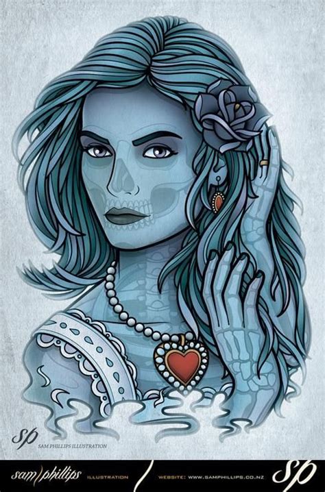 True Love Never Dies Ghostly Woman - Sam Phillips - Artist . Illustrator . Graphic Designer ...