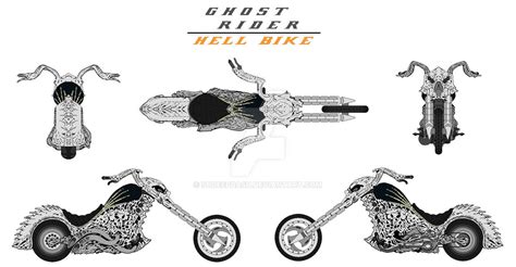 Ghost Rider's Hell Bike by sudeepdash on DeviantArt