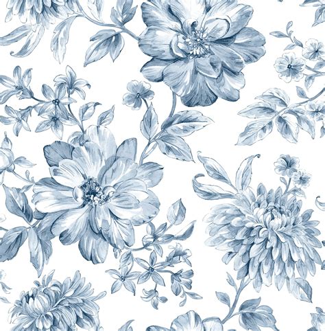 Blue and White Floral Wallpapers - 4k, HD Blue and White Floral Backgrounds on WallpaperBat