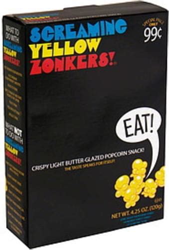 Screaming Yellow Pre-Priced Screaming Yellow Zonkers! - 4.25 oz, Nutrition Information | Innit