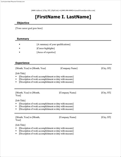 Download microsoft office resume templates - Dermoms