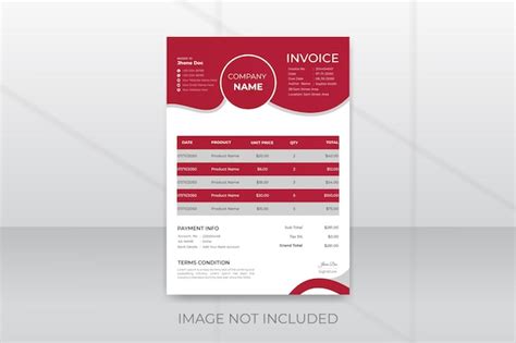 Premium Vector | Professional business invoice template design