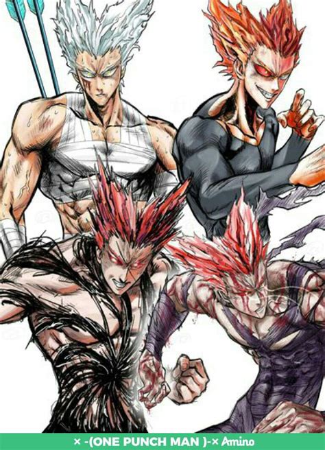 Todas las transformaciones de Garou: | -(ONE PUNCH MAN )- Amino