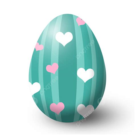 Pastel Easter Egg Clipart Vector, 3d Easter Blue Pastel Color And Love, 3d Easter, 3d Easter ...