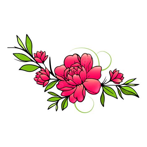 Colorful Drawing Flower Design, Flower, Design, Graphic PNG and Vector with Transparent ...