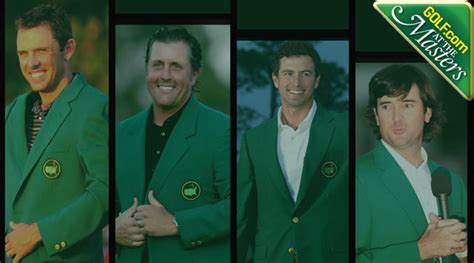 Masters Green Jacket Winners - VegasSportsZone