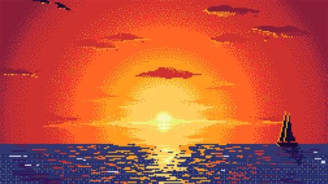 1920x10801148 Pixel Sunset Digital Art 1920x10801148 Resolution Wallpaper, HD Artist 4K ...