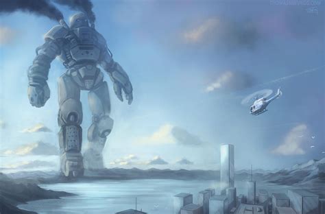 Mega Robot Attack by thomaswievegg on DeviantArt