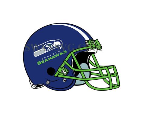 Seattle Seahawks Football Helmet Svg Digital File – SwanSvg