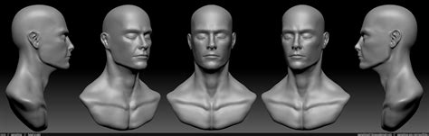 Male Head Sculpt - all out crits — polycount