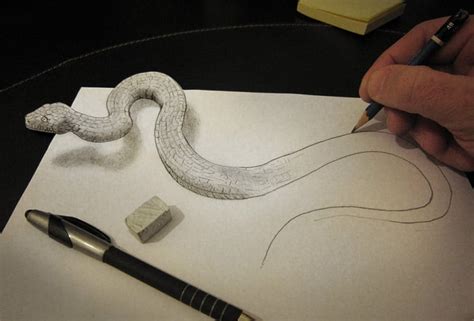 3D Pencil Sketches - The Awesomer