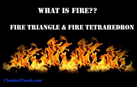 Fire triangle concept - Fire Tetrahedron - Detailed information