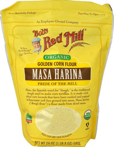 Bob's Red Mill Organic Golden Corn Flour Masa Harina -- 24 oz - Vitacost