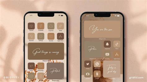 15 Brown App Icon Packs for iOS 17 (iPhone & iPad) | Gridfiti