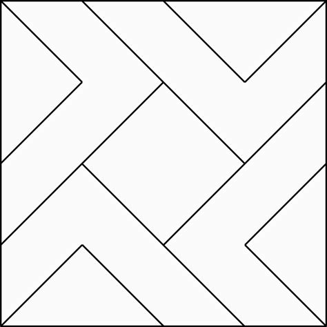 Geometric Block Pattern 51 | ClipArt ETC