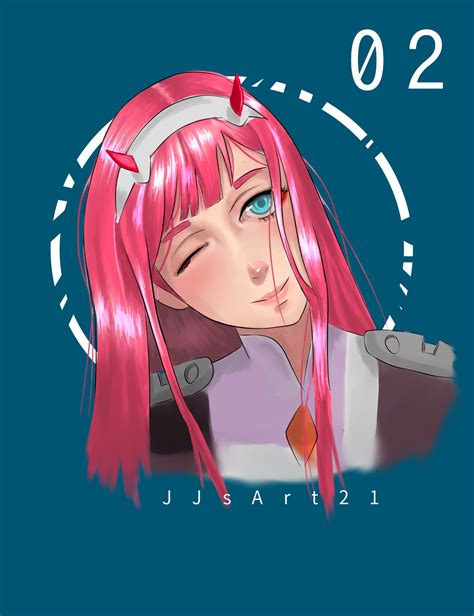 Zero Two - Fan Art by JJsArts21 on DeviantArt