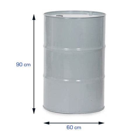 210 Litres Tight Head Steel Drum with PE Gasket - Grey – Best Chemical Co (S) Pte Ltd