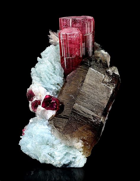 Tourmaline with Smoky Quartz