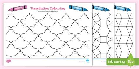 Tessellation Art - Colouring Pages | Twinkl (Teacher-Made)