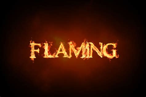 Realistic Flaming Text effect online